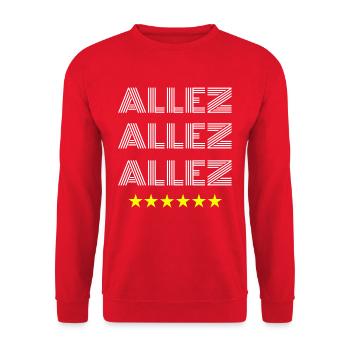 Liverpool Liverpool Liverpool Liverpool Liverpool - Unisex Sweatshirt - red - Front - Alina (178cm) & Michal (187cm)
