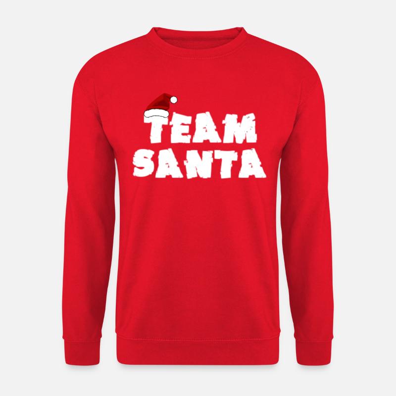 Santa, Weihnachtsmann, Weihnachtsmann, Weihnachtsmann - Unisex Pullover - Rot