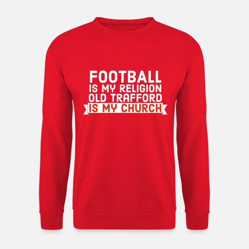 Manchester, Royaume-Uni, Manchester, Royaume-Uni - Sweat-shirt Unisexe - rouge