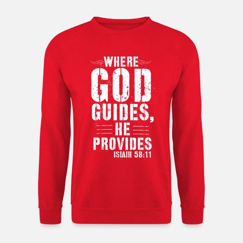 Jesus Jesus Jesus Christlich Christlich Christlich - Unisex Pullover - Rot