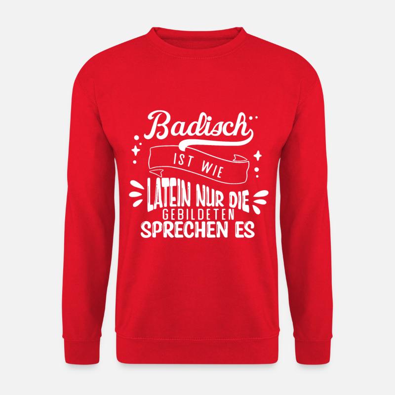 Badner Badisch Alemannisch Schwarzwald - Unisex Pullover - Rot