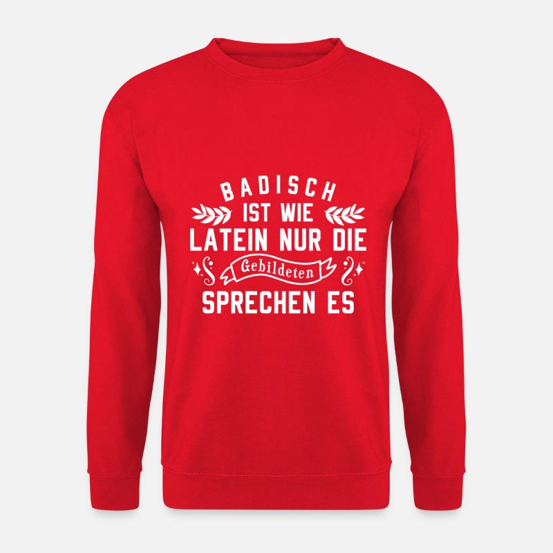 Badner Badisch Alemannisch Schwarzwald - Unisex Pullover - Rot