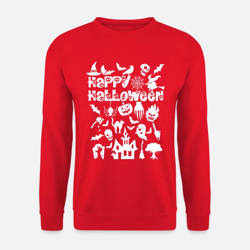 Halloween Halloween Halloween Halloween Halloween - Unisex Pullover - Rot
