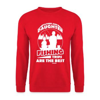 Père et fille - Sweat-shirt Unisexe - rouge - Devant - Alina (178cm) & Michal (187cm)