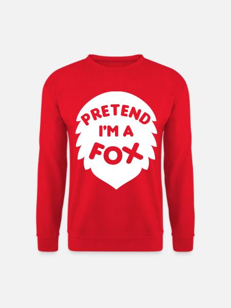 Pretend I'm a Fox Tu so als wäre ich ein Fuchs - Unisex Sweatshirt - red