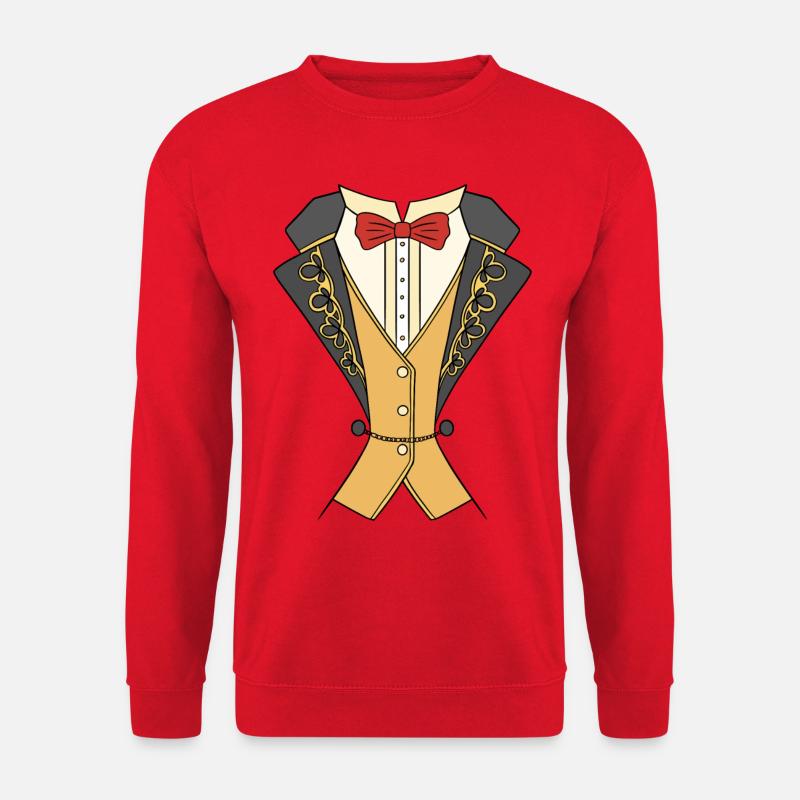 Zirkus Zirkusdirektor Kostüm Kinder & Erwachsene Halloween - Unisex Pullover - Rot
