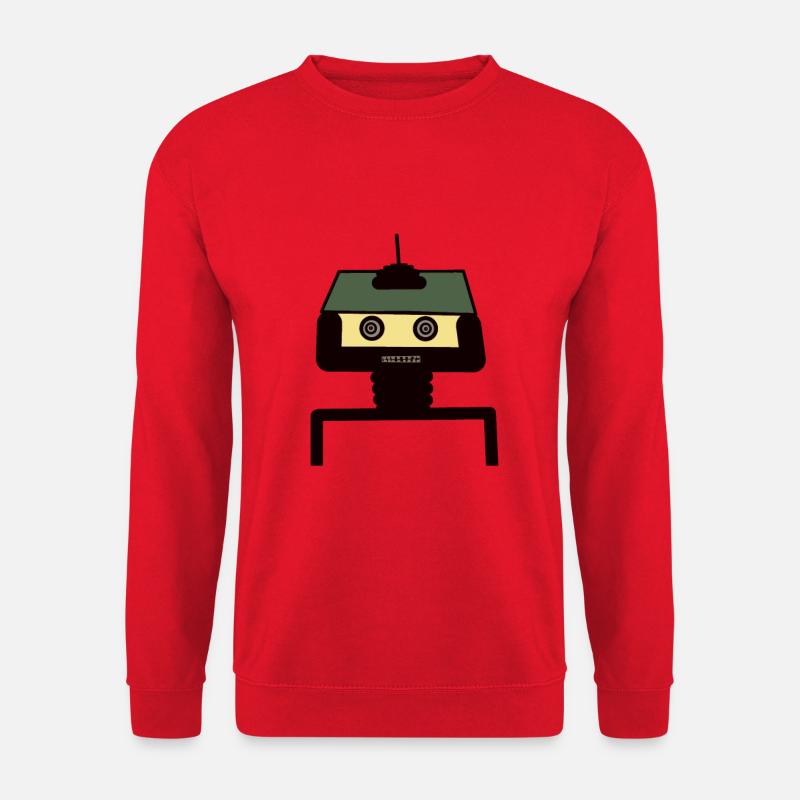 Robots, Intelligence, Future, Children, Technology - Unisex Sweatshirt - red