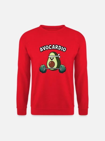 Avocardio - Unisex Sweatshirt - red