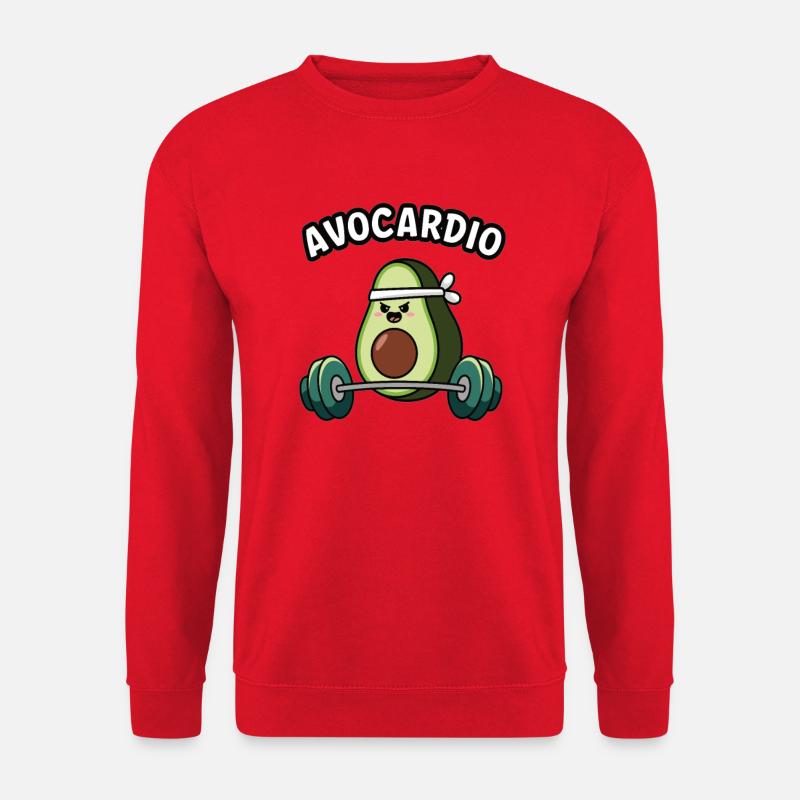 Avocardio - Unisex Sweatshirt - red