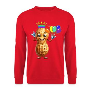 Drôle Peanut Enfants Enfant Naissance Anniversaire Bébé - Sweat-shirt Unisexe - rouge - Devant - Alina (178cm) & Michal (187cm)