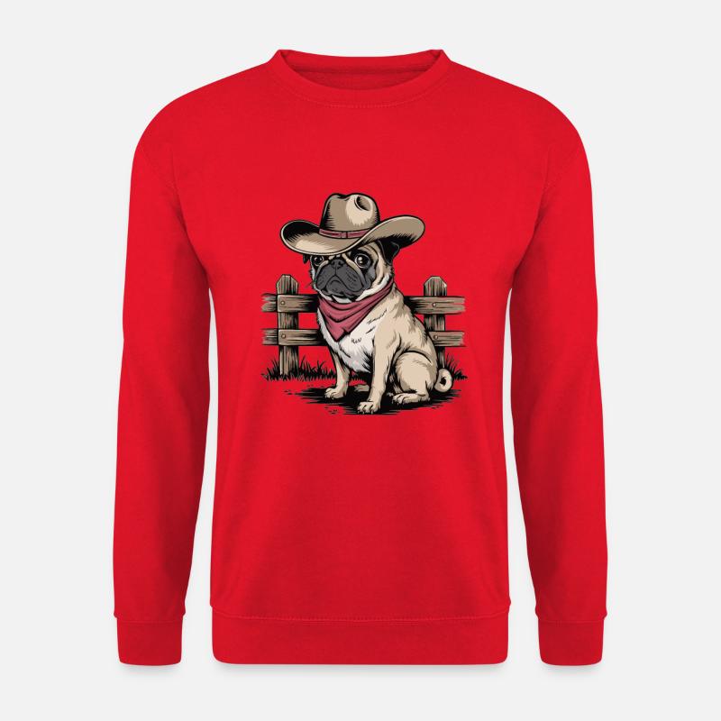 Cowboy Mobs - Unisex Pullover - Rot
