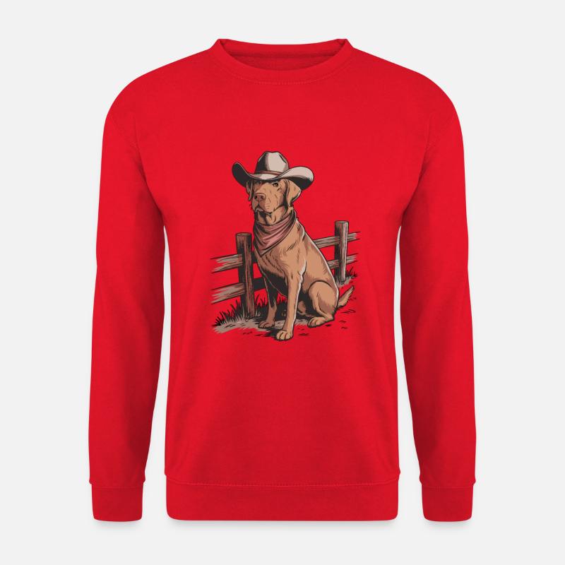 Foxred Labrador Cowboy - Unisex Pullover - Rot