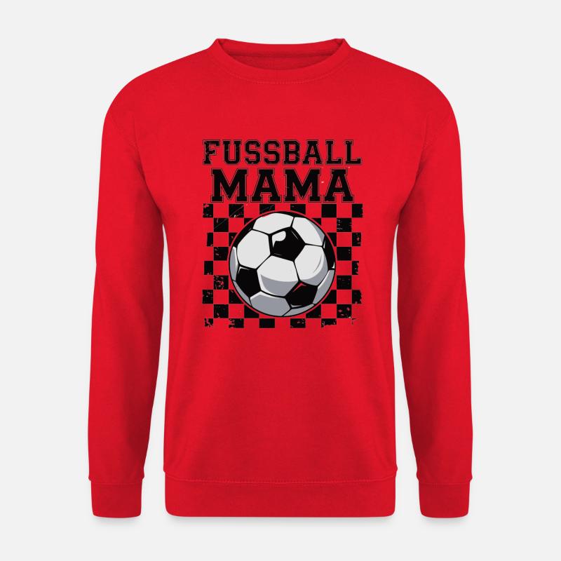 Fussball Mama - Unisex Pullover - Rot