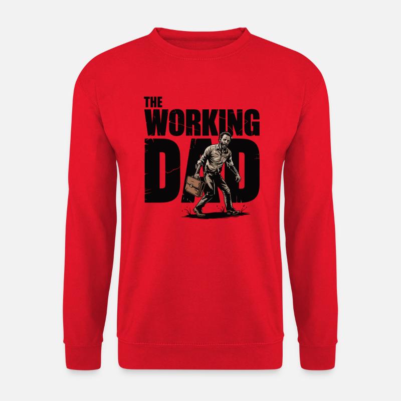 The Working Dad - Unisex Sweatshirt - red