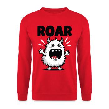 Mignon monstre monstre disant citation - Sweat-shirt Unisexe - rouge - Devant - Alina (178cm) & Michal (187cm)