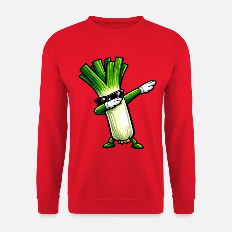 Dabbing Lauch - Unisex Pullover - Rot