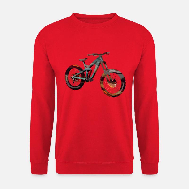 Downhill Bike - Unisex Pullover - Rot