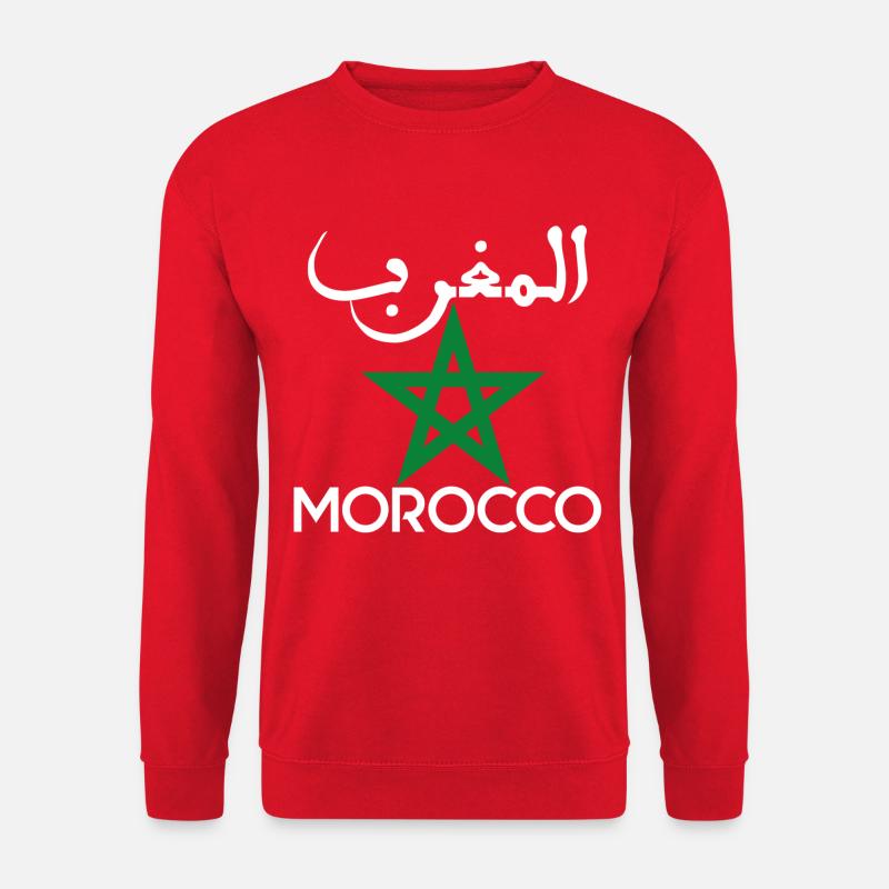 Morocco - Unisex Sweatshirt - red