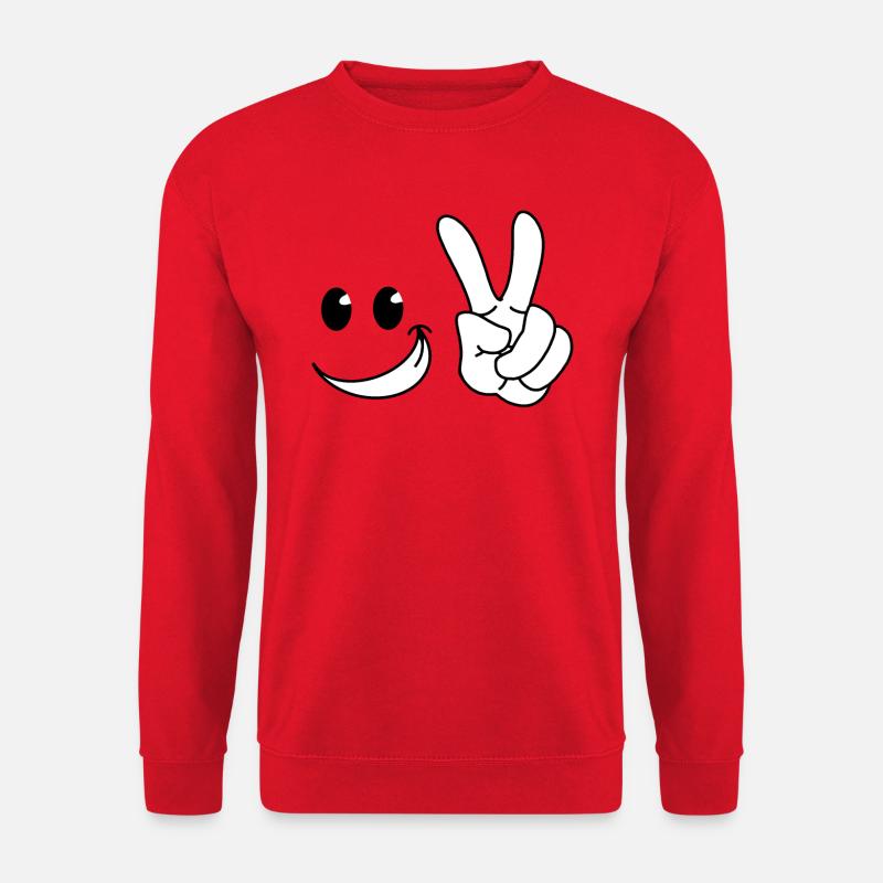 Coole Zeichnung - Unisex Pullover - Rot