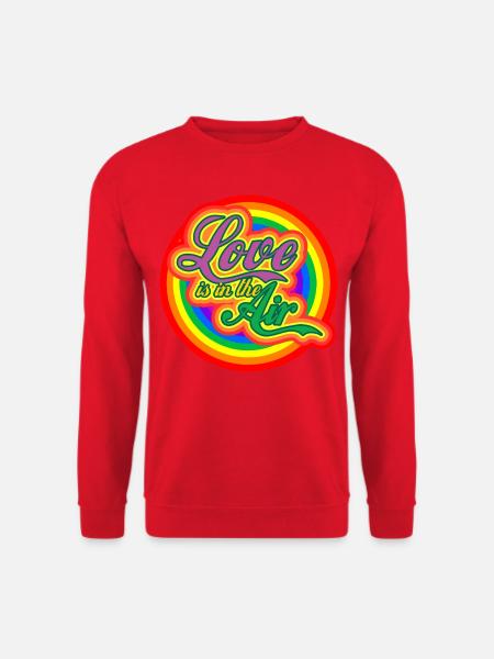 love pride LGBTQIA+ pridedesigncontest2024 - Unisex Sweatshirt - red