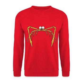 japanisch Riesenkrabbe Riesenkrabben Krebse Japan - Unisex Pullover - Rot - Vorne - Alina (178cm) & Michal (187cm)