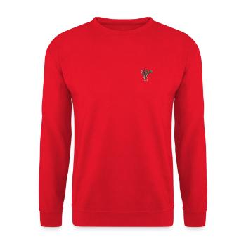 Flower vase - Unisex Sweatshirt - red - Front - Alina (178cm) & Michal (187cm)