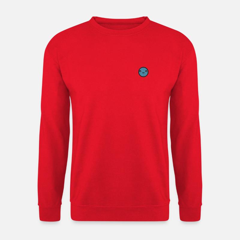 Kawaii face - Unisex Pullover - Rot