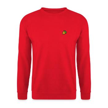 Zitrone - Unisex Pullover - Rot - Vorne - Alina (178cm) & Michal (187cm)