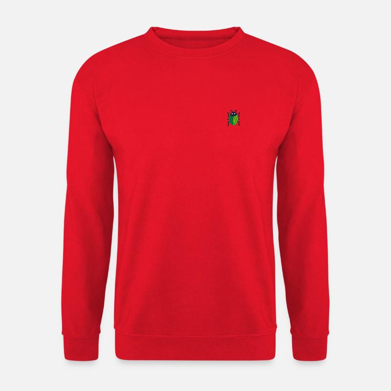 Insekt bestickt - Unisex Pullover - Rot
