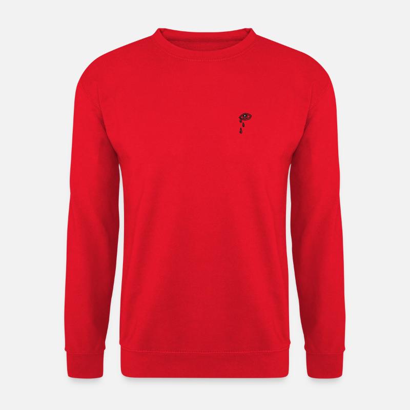 Weinendes Auge - Unisex Pullover - Rot