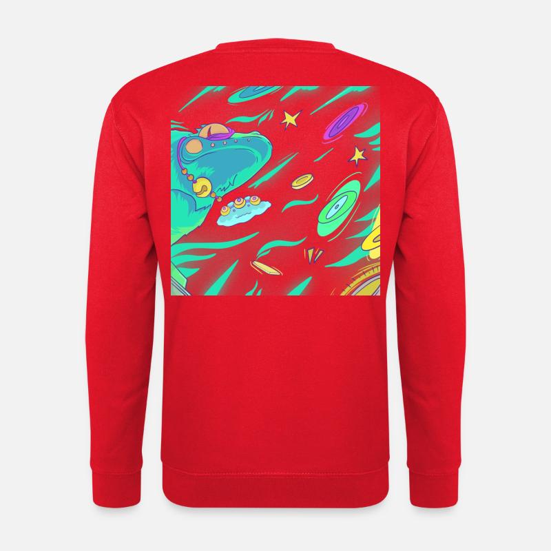 Spazial Leguan - Unisex Pullover - Rot
