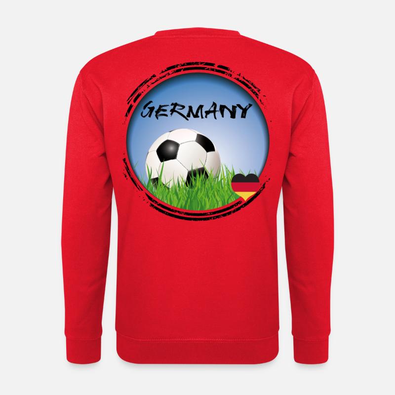 Fussball Deutschland - Unisex Pullover - Rot