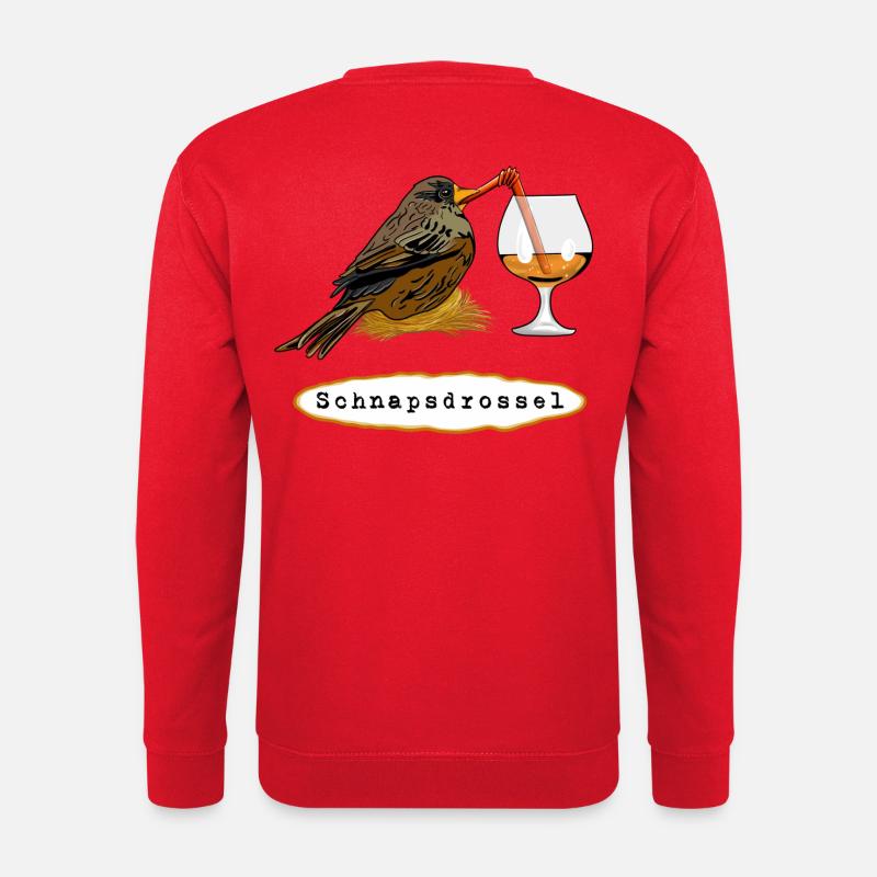 Stößchen! Boozer - Unisex Sweatshirt - red