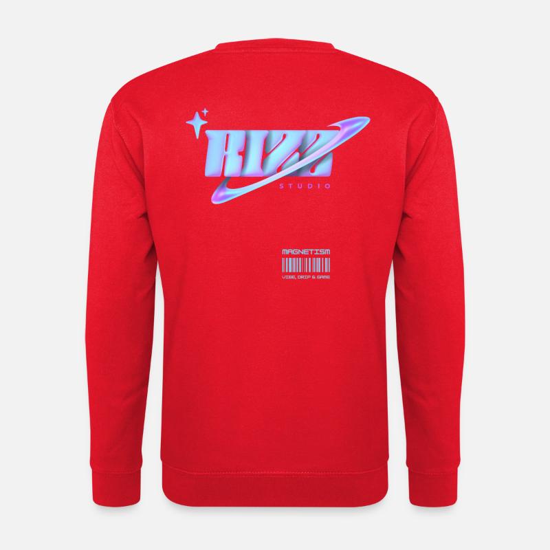 Rizz Studio Galaxy Look - Unisex Sweatshirt - red