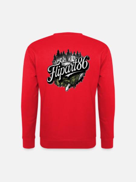 Flipart86 - Wild Edition - Unisex Sweatshirt - red