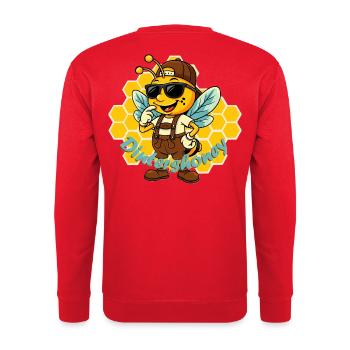 Dintershoney - Unisex Pullover - Rot - Hinten - Michal (187cm)