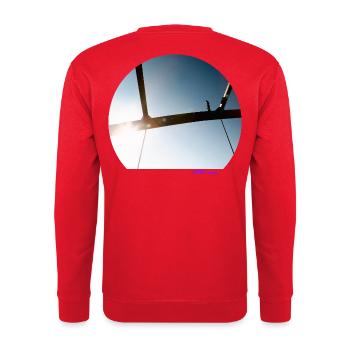 Freerunner / Parcours - Unisex Pullover - Rot - Hinten - Michal (187cm)