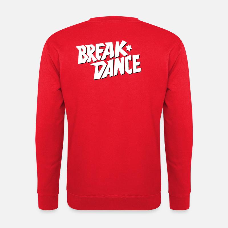 Style de danse Breakdance Lettrage - Sweat-shirt Unisexe - rouge