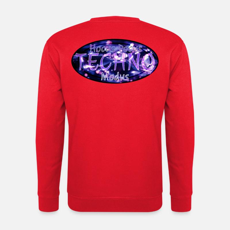 Hocus Pocus Techno Modus - Unisex Pullover - Rot