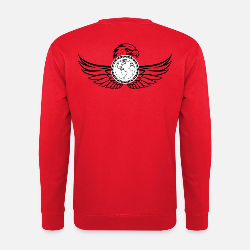 The Weld protected by an eagle - Unisex Sweatshirt - red