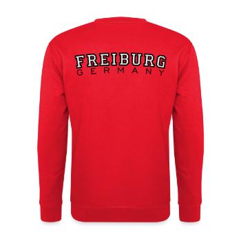 Freiburg Germany - Unisex Pullover - Rot - Hinten - Michal (187cm)