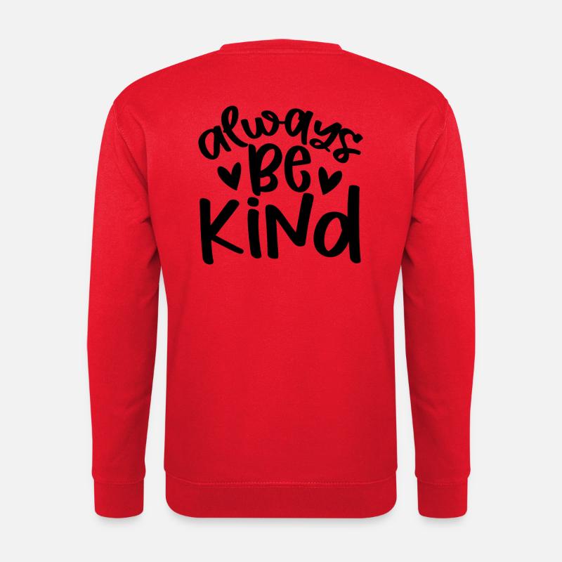 Always Be Kind - Unisex Sweatshirt - red