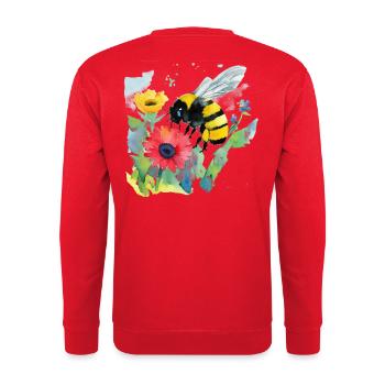 Bumblebee - Unisex Sweatshirt - red - Back - Michal (187cm)