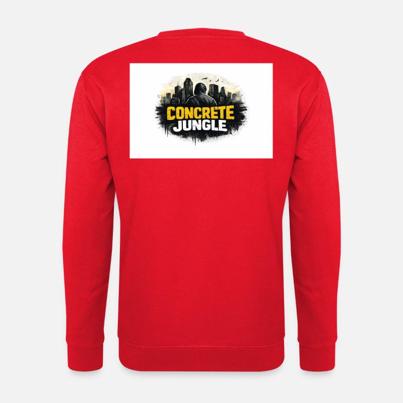Concrete Jungle Shadow - Unisex Pullover - Rot