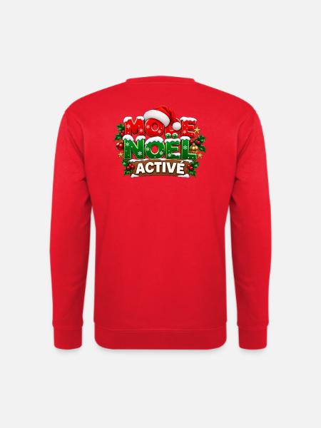 Weihnachtsmodus aktiviert – Festliche Chart - Unisex Pullover - Rot