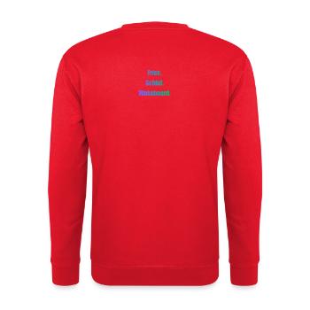 Friss Schlaf Wakeboard - Unisex Pullover - Rot - Hinten - Michal (187cm)