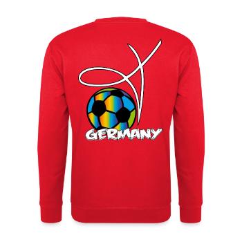 Football, Allemagne, Sport - Sweat-shirt Unisexe - rouge - Dos - Michal (187cm)