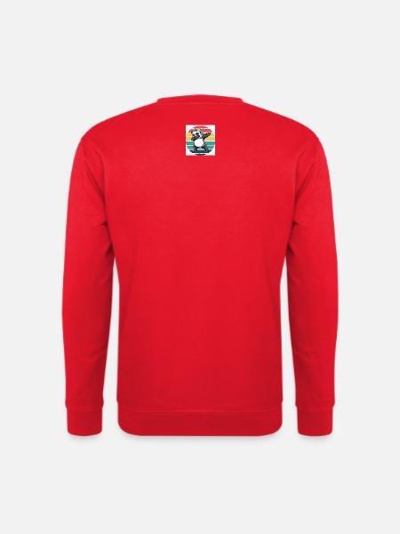 Retro panda - Unisex Sweatshirt - red