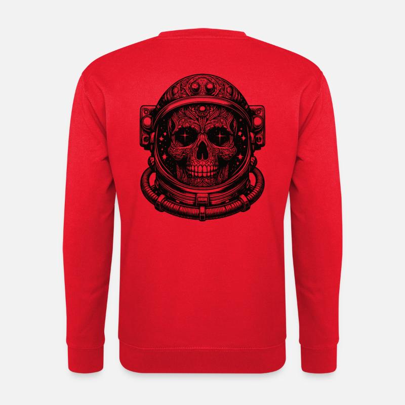 Skull Astro - Unisex Sweatshirt - red