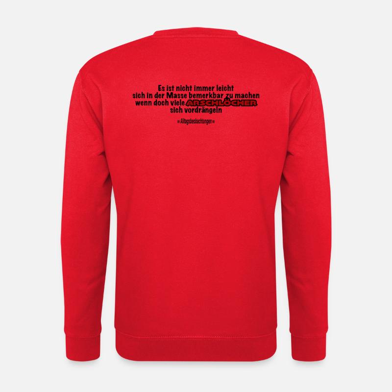 Spruch-Zitate-Coole Sprüche - Unisex Pullover - Rot